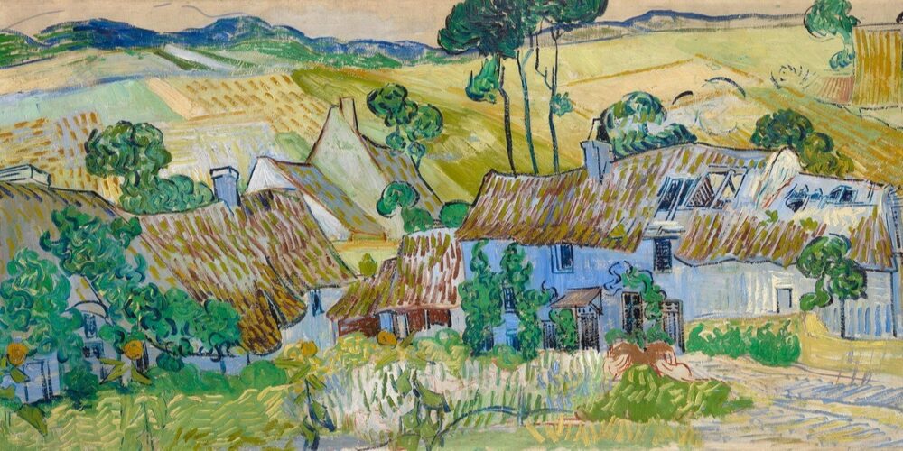 Vincent van Goghs Farms near Auvers (1890) Vincent van Gogh Auvers