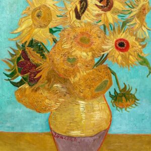 Vincent van Goghs Vase mit zwölf Sonnenblumen (1888–1889) Vincent van Gogh Blumenmalerei