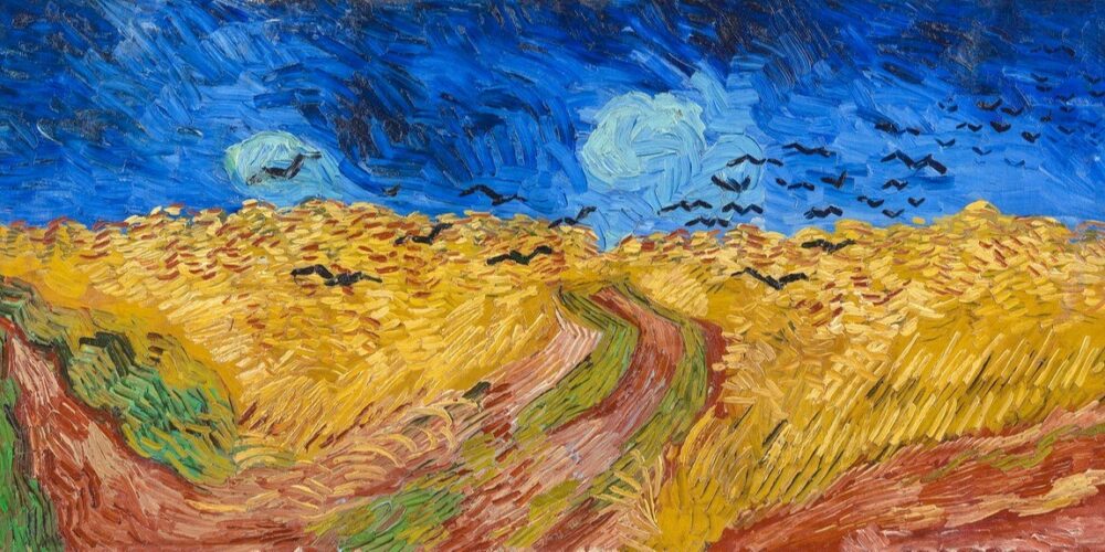 Vincent van Goghs Weizenfeld mit Krähen (1890) Vincent van Gogh 1890