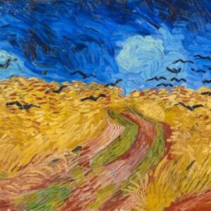 Vincent van Goghs Weizenfeld mit Krähen (1890) Vincent van Gogh 1890